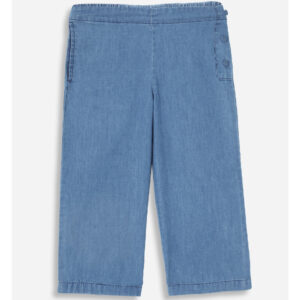 Classic Blue Wide-Leg Denim Jean