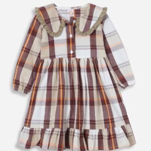 Ruffled Collar Dress