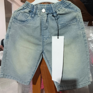Faded Denim Shorts