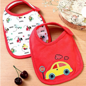 Red Color Bib Set