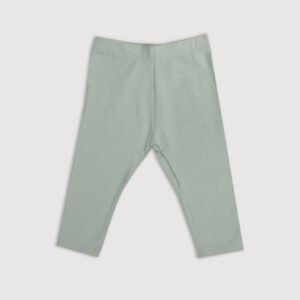 Light Green Solid Leggings