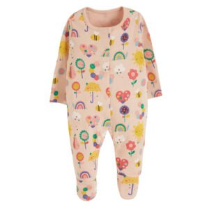 Sunshine Printed Baby Girl Romper