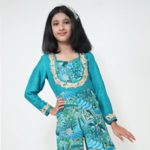 Embroidered Printed Jumpsuit