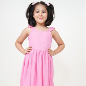 Smocked-Bodice Ruffle-Strap Sundress