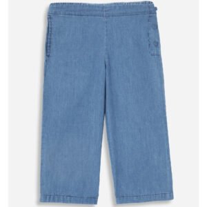 Wide-Leg Denim Jeans