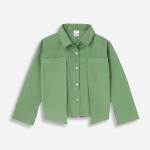 Girls Block Pocket Shirt