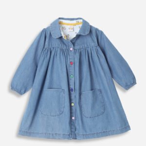 Girls' Denim Shirt Dress