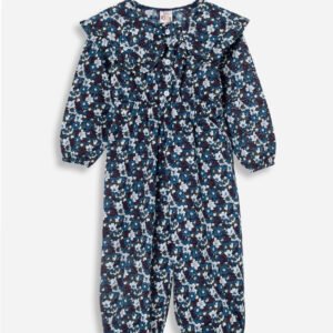 Girls Printed Basic Jumpsuit