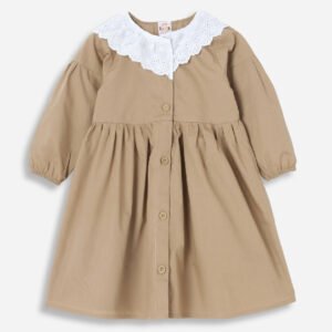 Girls Lace Collar Dress
