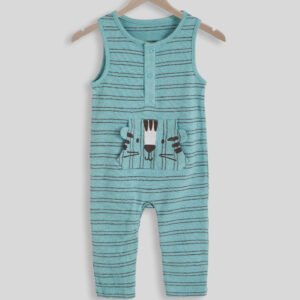 Baby Boy's Striped Romper