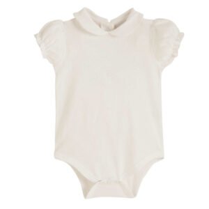Sweet Ruffle-Sleeve Baby Romper
