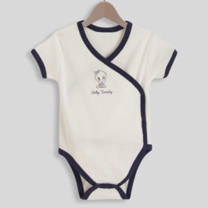 Tweety Bird Crossover Baby Romper