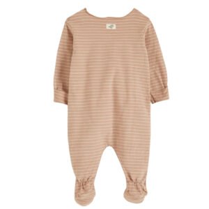 Warm Hug Striped Baby Sleepsuit