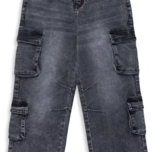 Boys Jogger Fit Low Rise Black