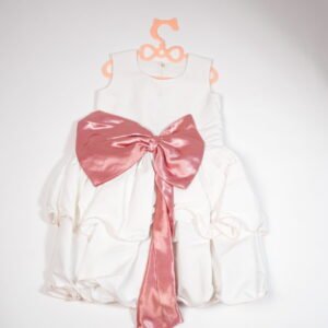 White Angel Bow Dress