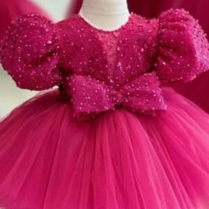 Sequin Puff Sleeve Diva Dress