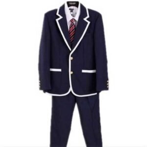 Blue Blazer And Track Pant Uniform