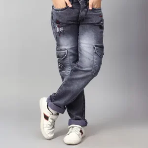 Faded Dark Grey Jeans