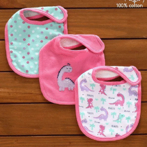 Pink Bib Set