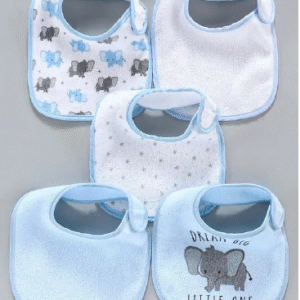 Elephant Design Bib Set
