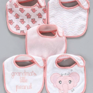 Baby Pink Bib Set