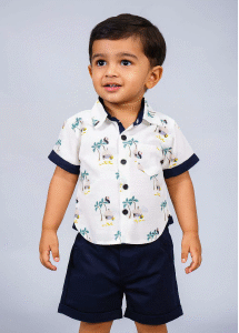 White Collar Co-ord Set