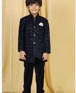 Blac Embroidery Suit