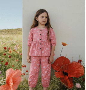 Pink Butterfly Design Set