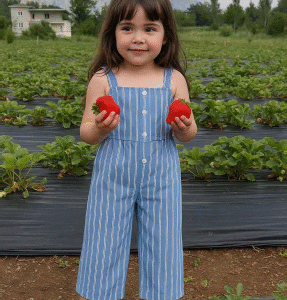 Blue & White Stripped Design Set