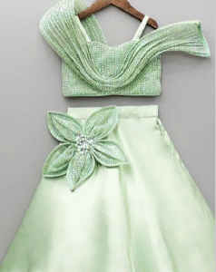 Girls Fusion Ethnic Outfit
