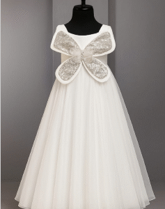 Girls White Wedding Guest Dress