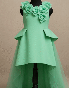 Girls A - Lines Dress - Casual party Wear